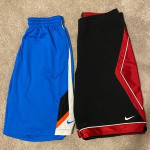 Nike men’s basketball shorts. Set of 2. Large.